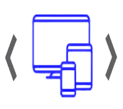 Icon illustrating responsive design